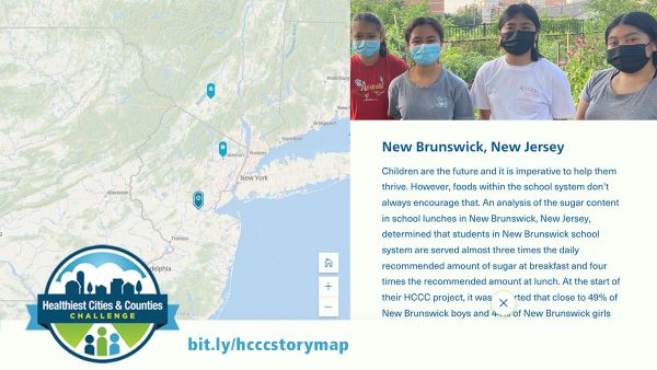 Story map example from New Brunswick, New Jersey